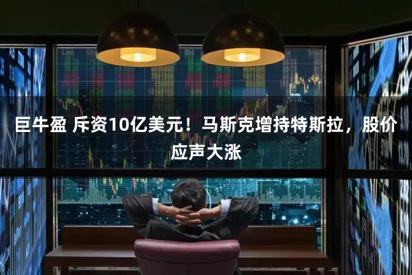 巨牛盈 斥资10亿美元！马斯克增持特斯拉，股价应声大涨