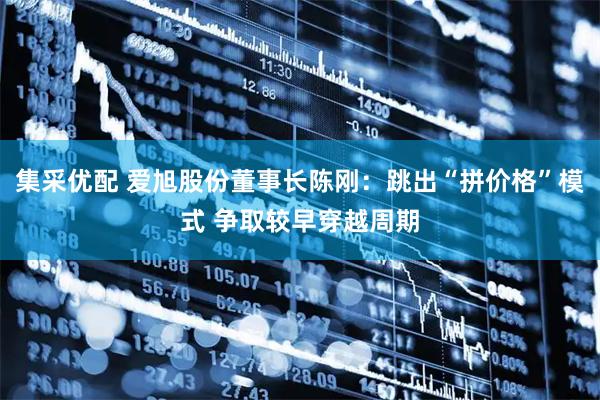 集采优配 爱旭股份董事长陈刚：跳出“拼价格”模式 争取较早穿越周期