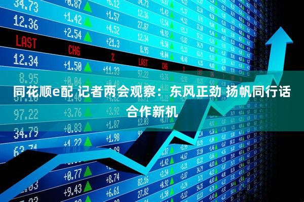 同花顺e配 记者两会观察：东风正劲 扬帆同行话合作新机
